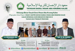 16  Orang Keluarga Besar Darul Ihsan Wakili Daerah…